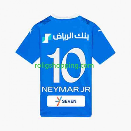 Fotbollströja Al Hilal Neymar JR 10 Män Hemmaställ 2023-2024 Kort ärm