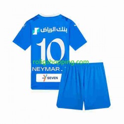 Fotbollströja Al Hilal Neymar JR 10 Barn Hemmaställ 2023-2024 Kort ärm