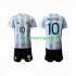 Fotbollströja Argentina Maradona 10 2020-2021 Barn Hemmaställ Kort ärm