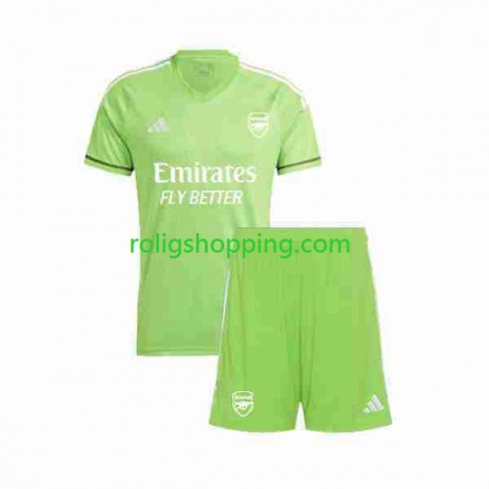 Fotbollströja Arsenal Målvakt Barn Tredjeställ 2023-2024 Kort ärm