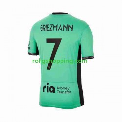 Fotbollströja Atlético Madrid 2 Antoine Griezmann 7 Män Tredjeställ 2023-2024 Kort ärm