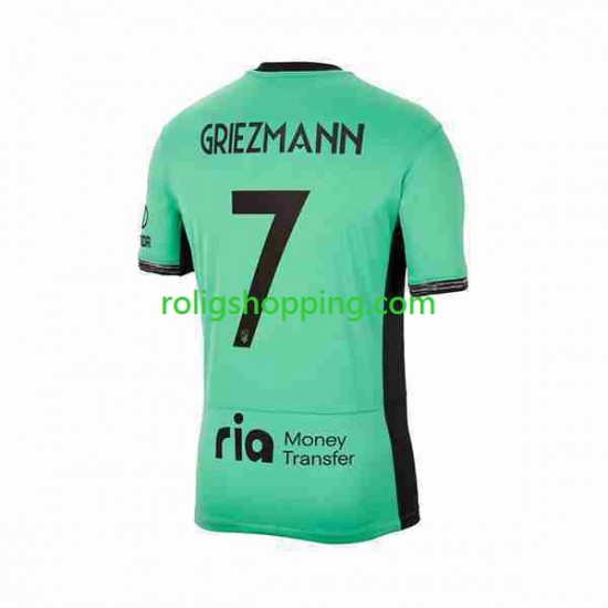 Fotbollströja Atlético Madrid 2 Antoine Griezmann 7 Män Tredjeställ 2023-2024 Kort ärm