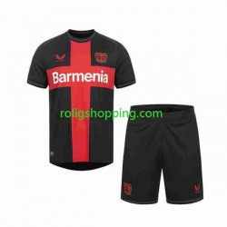 Fotbollströja Bayer 04 Leverkusen Barn Hemmaställ 2023-2024 Kort ärm