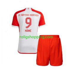 Fotbollströja FC Bayern München Harry Kane 9 Barn Hemmaställ 2023-2024 Kort ärm