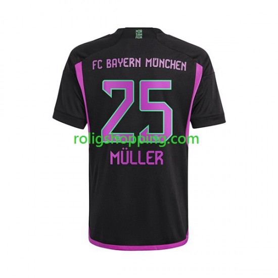 Fotbollströja FC Bayern München Thomas Muller 25 Män Bortaställ 2023-2024 Kort ärm