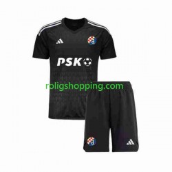 Fotbollströja Dinamo Zagreb Målvakt Barn Bortaställ 2023-2024 Kort ärm