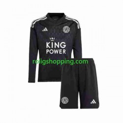 Fotbollströja Leicester City Målvakt Barn Tredjeställ 2023-2024 Lång ärm
