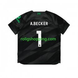 Fotbollströja Liverpool A.Becker 1 Målvakt Män Bortaställ 2023-2024 Kort ärm