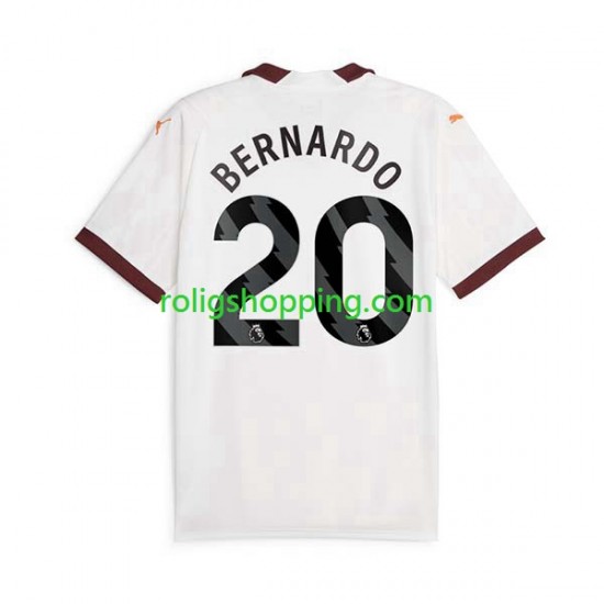 Fotbollströja Manchester City Bernardo Silva 20 Män Bortaställ 2023-2024 Kort ärm