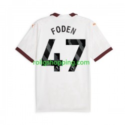 Fotbollströja Manchester City Phil Foden 47 Män Bortaställ 2023-2024 Kort ärm