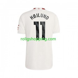 Fotbollströja Manchester United Rasmus Hojlund 11 Män Tredjeställ 2023-2024 Kort ärm