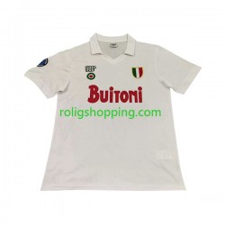 Fotbollströja SSC Napoli 1987 1988 Retro Män Bortaställ Kort ärm
