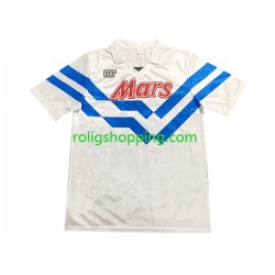 Fotbollströja SSC Napoli 1989 1990 Retro Män Bortaställ Kort ärm