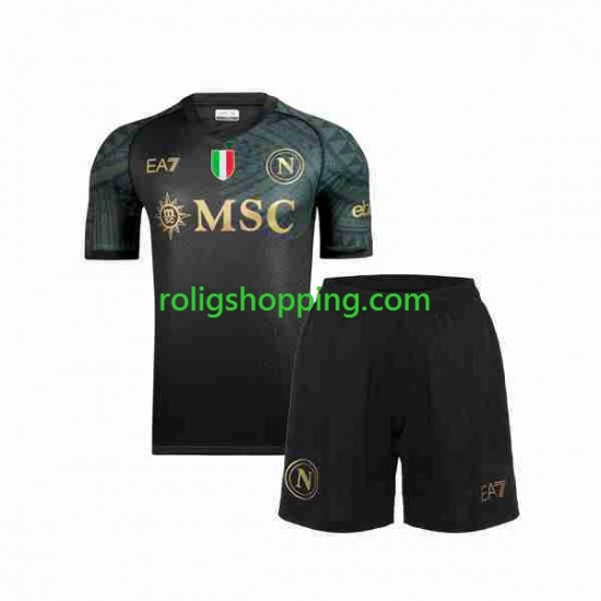 Fotbollströja SSC Napoli Barn Tredjeställ 2023-2024 Kort ärm