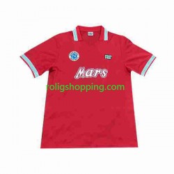 Fotbollströja SSC Napoli 1988 1989 Retro Män Tredjeställ Kort ärm