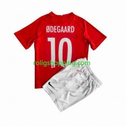 Fotbollströja Norge ODEGAARD 10 Barn Hemmaställ 2022 Kort ärm