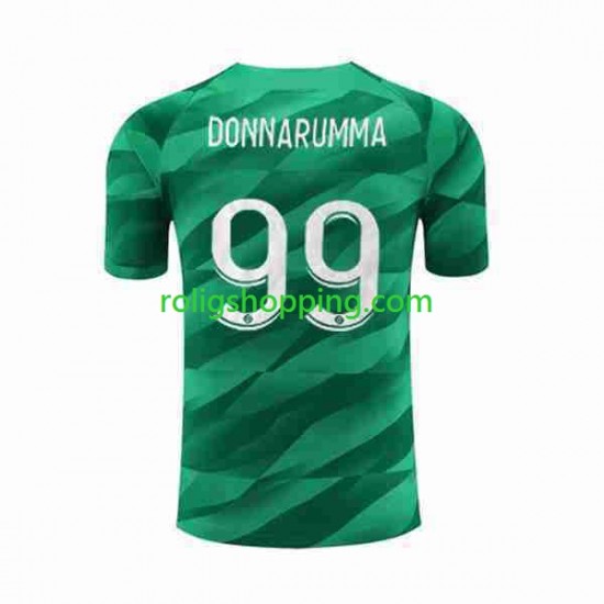 Fotbollströja Paris Saint-Germain Donnarumma 99 Målvakt Män Hemmaställ 2023-2024 Kort ärm