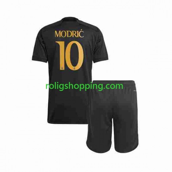 Fotbollströja Real Madrid Modrić Luka 10 Barn Tredjeställ 2023-2024 Kort ärm