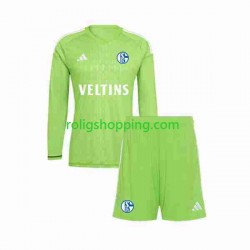 Fotbollströja Schalke 04 Målvakt Barn Hemmaställ 2023-2024 Lång ärm