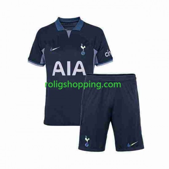 Fotbollströja Tottenham Hotspur Barn Bortaställ 2023-2024 Kort ärm