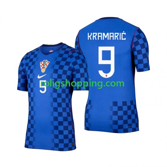 Fotbollströja Kroatien Andrej Kramaric 9 Män Bortaställ World Cup 2026 Kort ärm