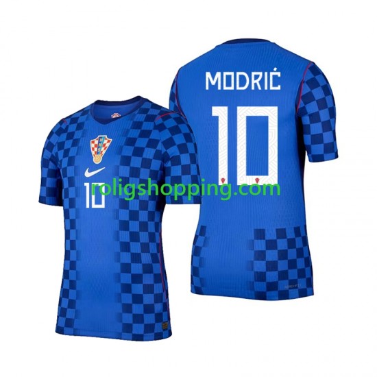 Fotbollströja Kroatien Modrić Luka 10 Män Bortaställ World Cup 2026 Kort ärm