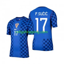 Fotbollströja Kroatien Petar Sucic 17 Män Bortaställ World Cup 2026 Kort ärm