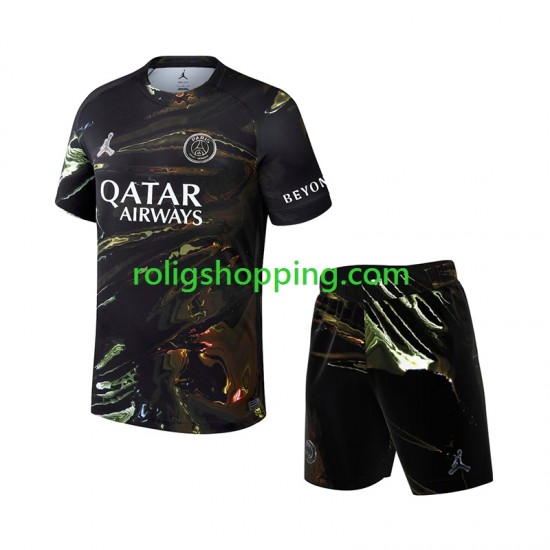 Fotbollströja Paris Saint-Germain Night Edition Barn Fjärdeställ 2025-2026 Kort ärm