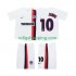 Fotbollströja AC Milan RONALDINHO 10 2002 2003 Retro Barn Bortaställ Kort ärm