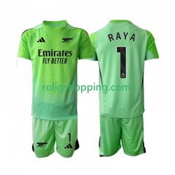 Fotbollströja Arsenal Raya 1 Målvakt Barn Bortaställ 2025-2026 Kort ärm