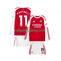 Fotbollströja Arsenal Martin Zubimendi 11 Barn Hemmaställ 2025-2026 Kort ärm