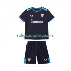 Fotbollströja Athletic Bilbao Barn Bortaställ 2025-2026 Kort ärm