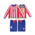 Fotbollströja Atlético Madrid SIMEONE 14 2005 Retro Barn Hemmaställ 2004 Lång ärm
