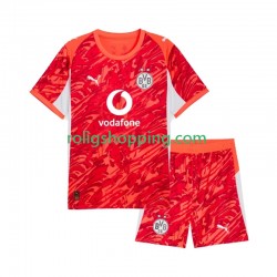 Fotbollströja Borussia Dortmund Målvakt Barn Bortaställ 2025-2026 Kort ärm