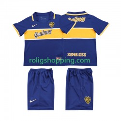 Fotbollströja CA Boca Juniors 1996 1997 Retro Barn Hemmaställ Kort ärm