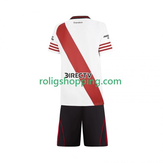 Fotbollströja CA River Plate Barn Hemmaställ 2025-2026 Kort ärm
