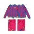 Fotbollströja FC Barcelona 2005 Retro Barn Hemmaställ 2006 Lång ärm