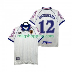 Fotbollströja Japan MATSUYAMA 12 1998 Retro Män Bortaställ Kort ärm
