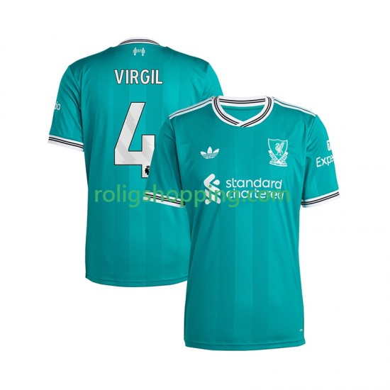 Fotbollströja Liverpool Virgil van Dijk 4 Män Tredjeställ 2025-2026 Kort ärm