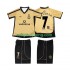 Manchester United BECKHAM 7 Anniversary Football Shirt 2001 2002 Barn Tredjeställ Kort ärm