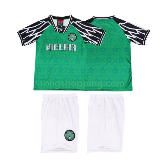 Fotbollströja Nigeria 1995 Retro Barn Hemmaställ Kort ärm