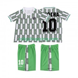 Fotbollströja Nigeria OKOCHA 10 Retro Barn Bortaställ 1994 Kort ärm