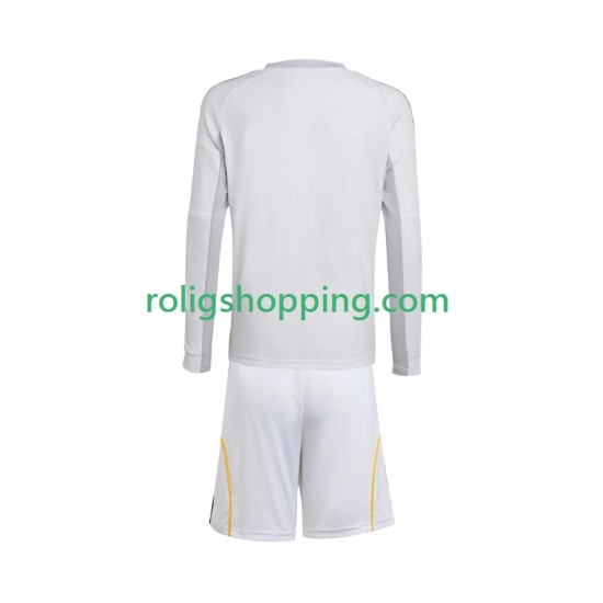 Fotbollströja Real Madrid Barn Hemmaställ 2025-2026 Lång ärm