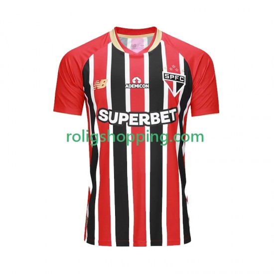 Fotbollströja São Paulo Män Bortaställ 2025-2026 Kort ärm