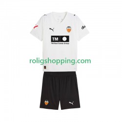 Fotbollströja Valencia CF Barn Hemmaställ 2025-2026 Kort ärm
