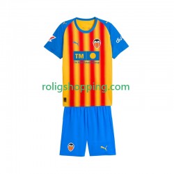 Fotbollströja Valencia CF Barn Tredjeställ 2025-2026 Kort ärm