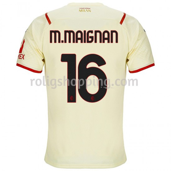 Fotbollströja AC Milan Mike Maignan 16 Bortaställ 2021-2022 Kort ärm
