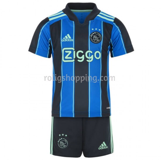 Fotbollströja AFC Ajax Barn Bortaställ 2021-2022 Kort ärm