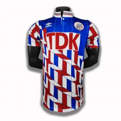 Fotbollströja AFC Ajax Retro Bortaställ 1990 Kort ärm