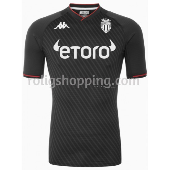 Fotbollströja AS Monaco Bortaställ 2021-2022 Kort ärm